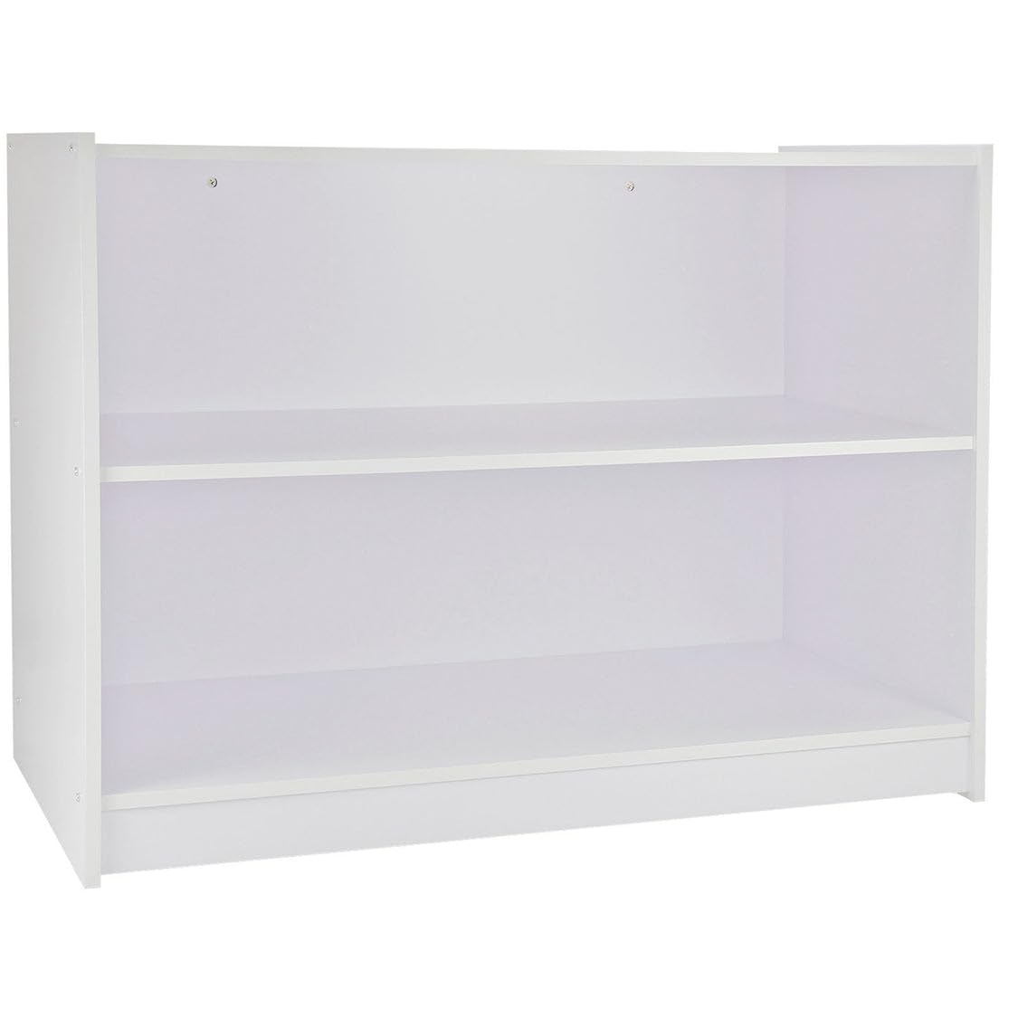 Monster Shop Laden-Theke Verkaufstheke Verkaufstisch Theke Tresen Empfang Rezeption Büronöbel Ladenmöbel 120cm B x 60cm T x 90cm H in Brilliant-Weiß