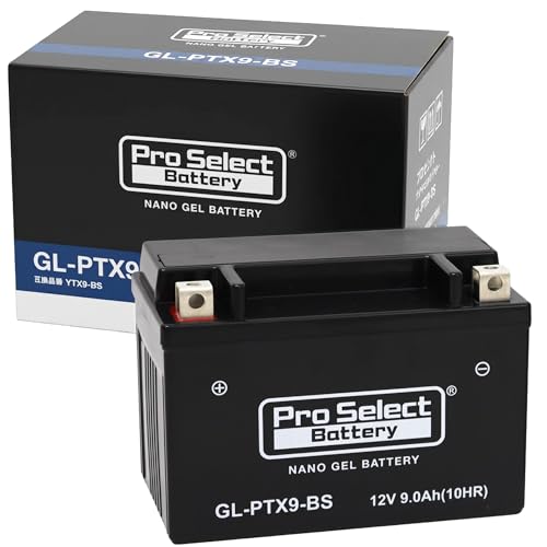 Amazon | ProSelect YTX9-BS 互換 バイク用バッテリー GL-PTX9-BS ナノ
