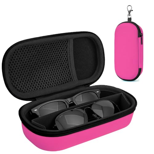 Image of Double Eyeglasses Case, Hard Travel Glasses Case for Men Women