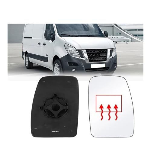 Glace rétroviseur remplacement Vauxhall Movano verre convexe de porte 2010-2020