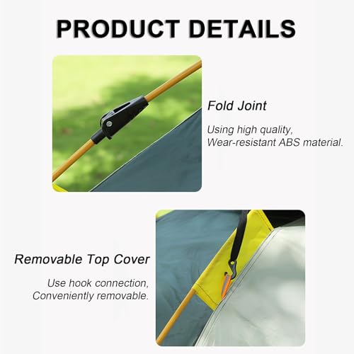 Carpa portátil para camping 3-4 personas, resistente al agua miniatura 6