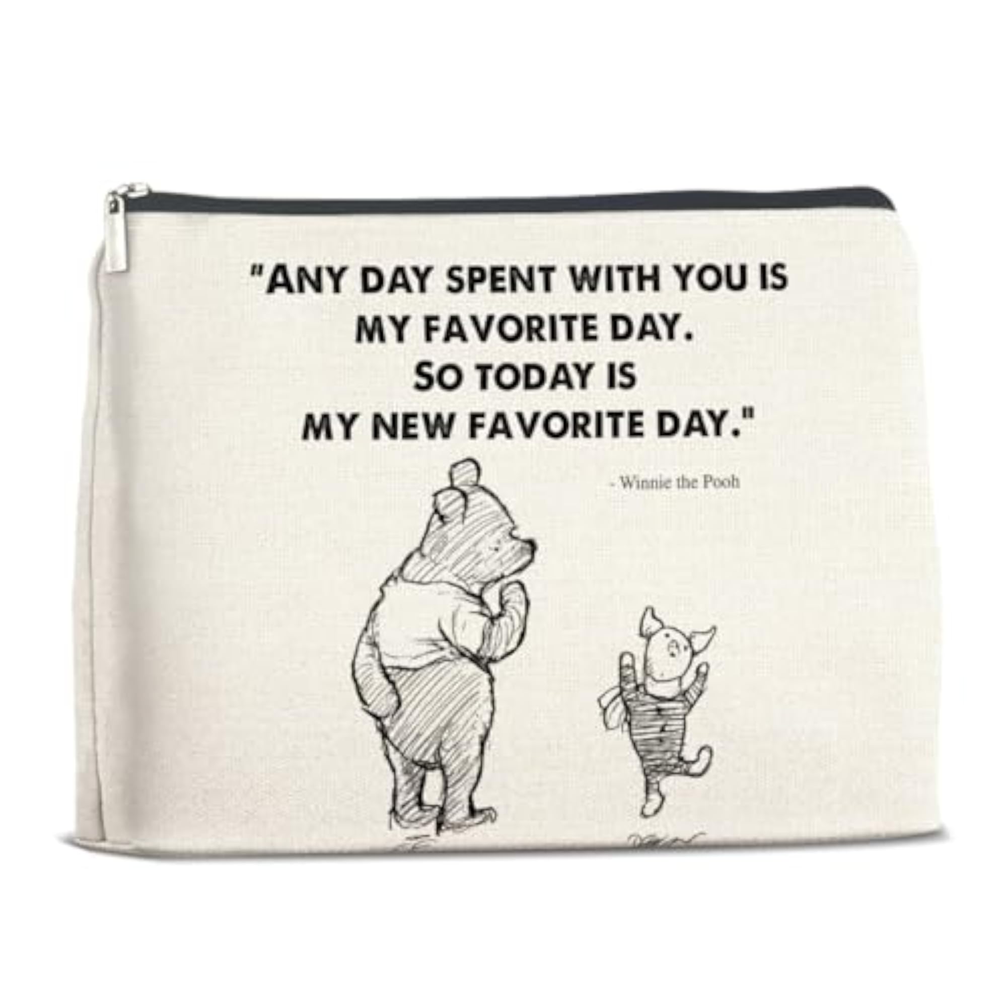 Pooh Bear Makeup Bag Cosmetic Bag, Classic Design