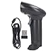 Barcode Reader 2.4G Wireless Wired Connection Quick Response Handheld Barcode Reader Plug and Play Handheld Devicefor Supermarkets Shops Warehouse