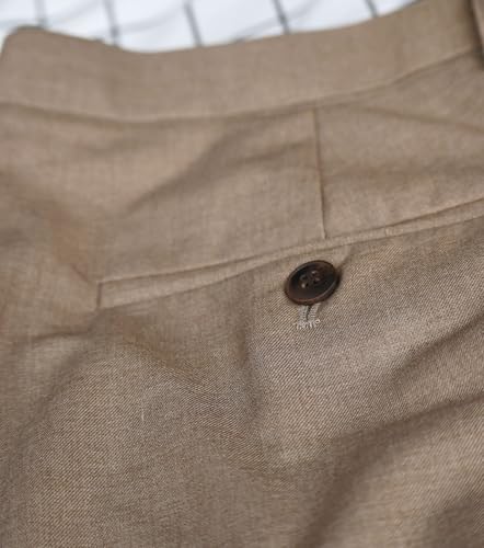 2025 Mens Business Formal Slim Fit Tuxedo Professional Tan Grooms Wedding Dress Suit3