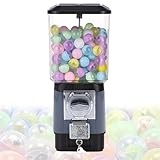 Zowdrix Kapselautomat, 100 Leere Kugeln, Kaugummiautomat, 1,26-Zoll-Kugelautomat Mit Schubladen, FüR EinzelhandelsgeschäFte Grey