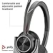 Poly - Voyager 4320 UC Wireless Headset + Charge Stand (Plantronics) - Headphones w/Mic - Connect to PC/Mac via USB-A Bluetooth Adapter, Cell Phone via Bluetooth-Works w/Teams (Certified), Zoom&More
