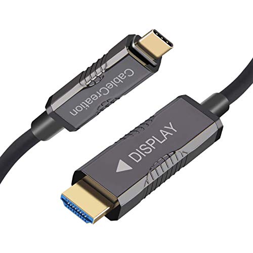 CableCreation USB 3.1 C to HDMI 10ft/3M Fiber Optic Cable