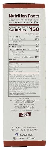 Image of Back to Nature Cookies, Fudge Striped, 8.5 Ounce