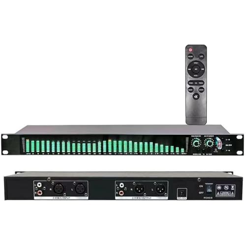 Ecualizador Digital Estéreo de 31 Bandas, con 21 Efectos Preestablecidos y Reducción Automática de Ruido, Ajuste de Graves/Medios/Agudos para Audio Doméstico miniatura 1
