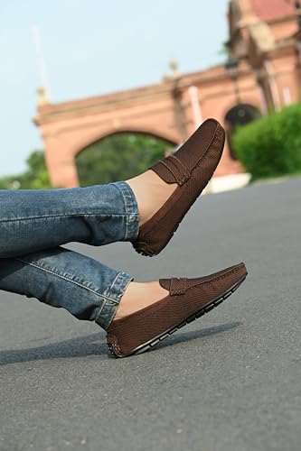 Image of Server Mens Knit Loafers S59 Lightweight Shoes Men's Loafer