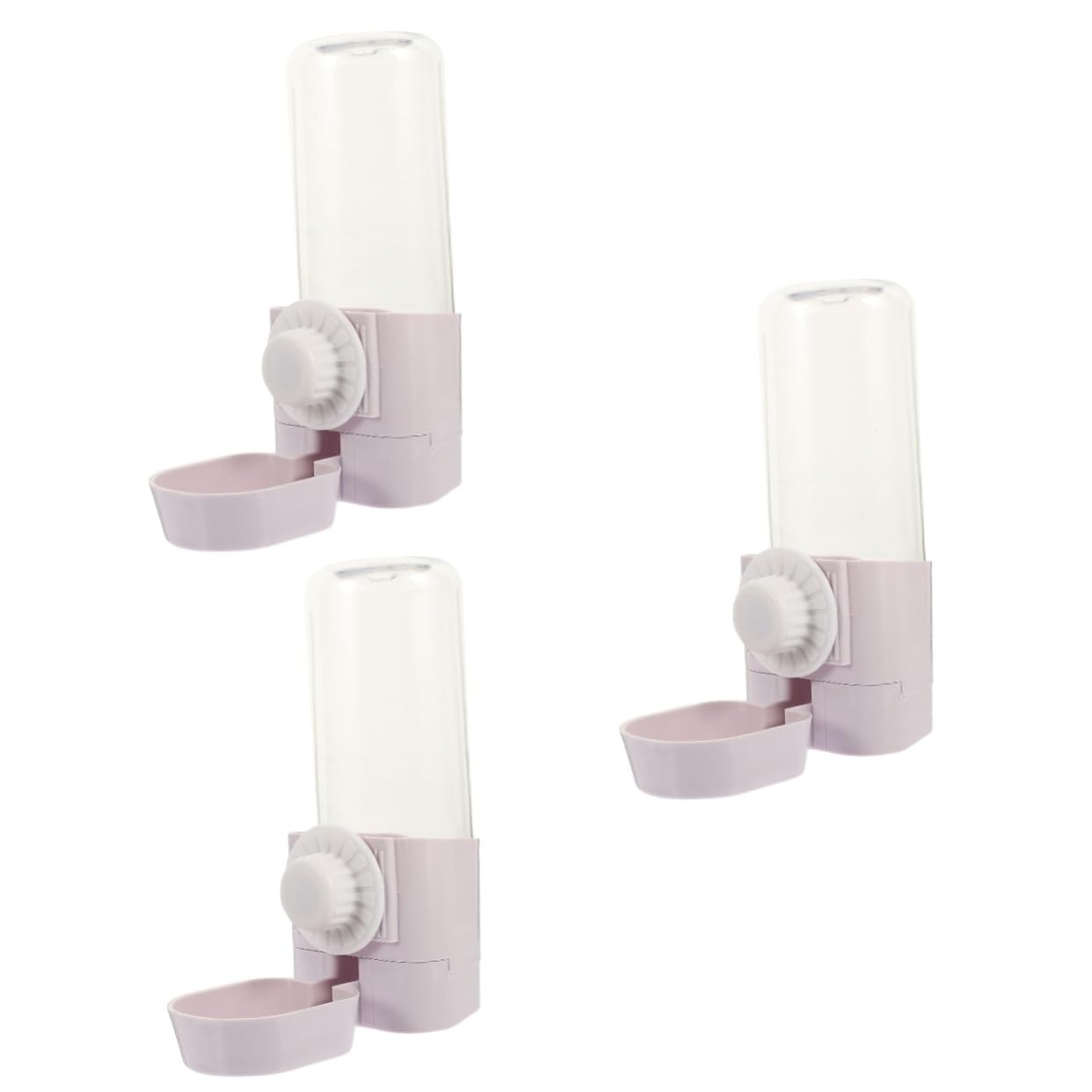 VANZACK 3pièces Bouteille Eau pour Animaux De Compagnie Abreuvoir Suspendu pour Rongeurs Lapins Et Hamsters Distributeur Automatique sans Fuite pour Cages Accessoire Pratique pour Petits