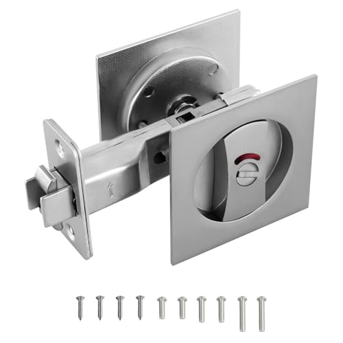Serrure de Porte Coulissante a Galandage,Serrure de Porte Coulissante a Cavité,avec Indicateurs de...