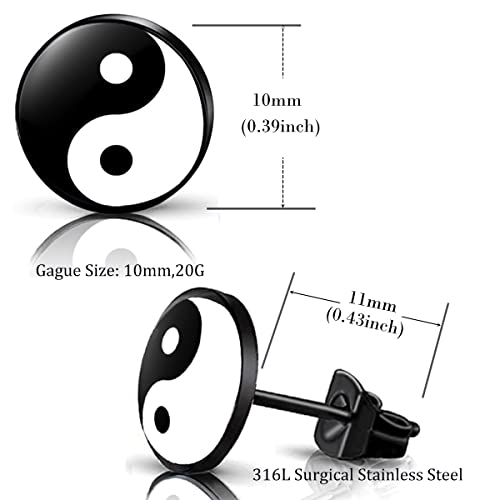 Consejos y reviews para comprar Pendientes ying yang los preferidos por los clientes. 2 Imagen adicional