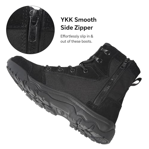 Image of Women's 6 Inch Lightweight Tactical Combat Boots - Army Desert Boots