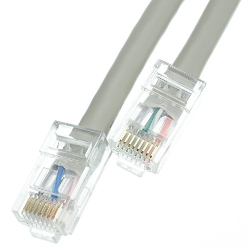 Cable Ethernet Patch Cat5e Plenum 25 pies Gray miniatura 1