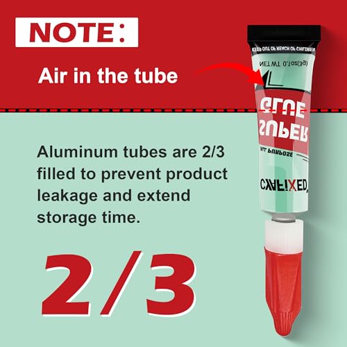 CYAFIXED Super Glue Gel, All-Purpose Superglue, Cyanoacrylate Instant Adhesive for Plastic, Wood, Metal, Repair - Four 3 Gram Tubes, Clear