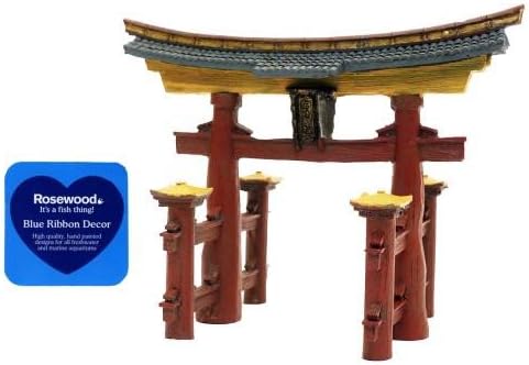 Blue Ribbon Ble Ornmt Japanese Torii Gate