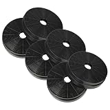vhbw 6x Filtro a carboni attivi compatibile con Klarstein Helena 90, Isabella, Mirage 60, Mirage 90, Helena, Helena 60 cappe aspiranti - 17,5 cm