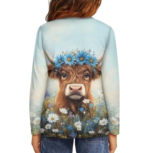 Image of Uourmeti Girls Graphic Tees Long Sleeve T Shirts for Teens Casual Tshirts Junior Sportswear Fall Tops