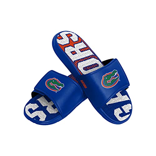FOCO Florida Gators NCAA Mens Gradient Wordmark Gel Slide - M