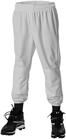 Alleson Athletic boys Youth Pull on baseball pants, Grey, XX-Small US