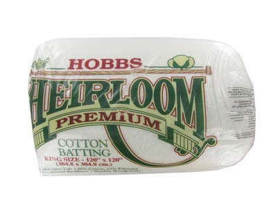 Hobbs Batting Heirloom 80/20 Cotton/Poly King Size Quilt Batting