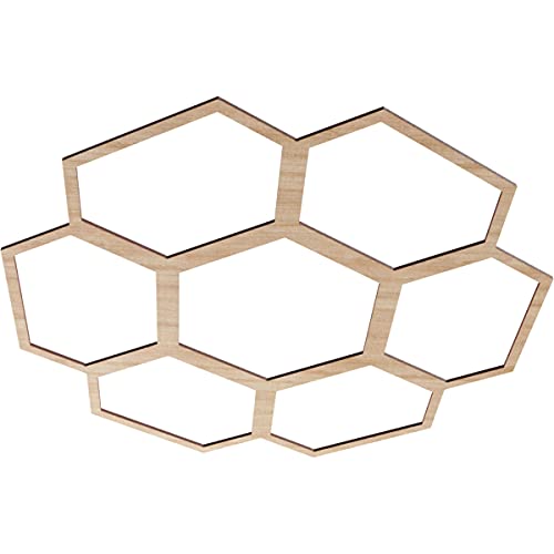 Image of Ekena Millwork 34 inchOD x 12 inchID x 3 /8 inchT Florin Wood Fretwork Pierced Ceiling Medallion, Alder