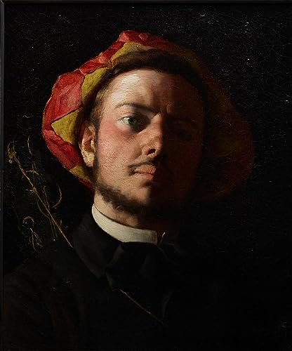 Lienzo decorativo para pared con retrato de Paul Verlaine, pintura mural de alta calidad