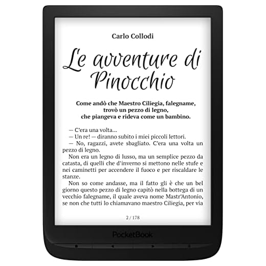 PocketBook InkPad 3 | Large 7.8ʺ Glare-Free & Eye-Friendly E Ink Technology | Touchscreen | Wi-Fi | Text-to-Speech Function | Audio Output | Audiobooks | Adjustable SMARTlight | Micro-SD Slot