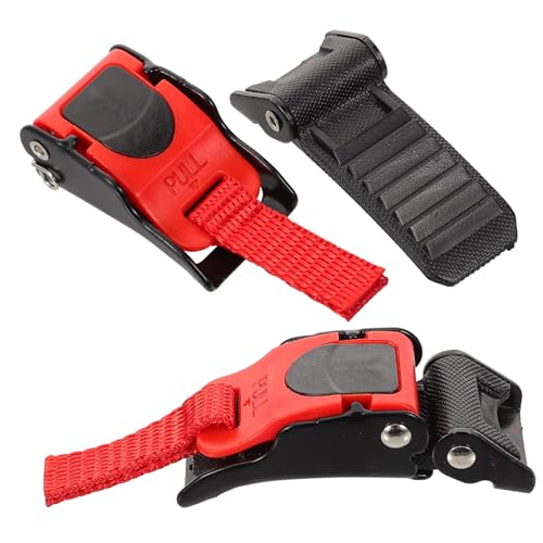 PLAFOPE 2pcs Quick Release Buckle Easy Install Chin Strap Adapters for Helmets Stainless Steel Pp