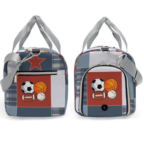 Personalized Ball Custom Multi-functional Travel Bag, Unisex Portable Duffel Bag, Short Distance Travel Assistant.3