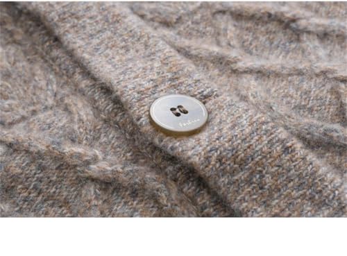 Men Crew Neck Solid Sweater Buttons Cardigan Crew Neck Sweater Large Size Knitted Jumpers4