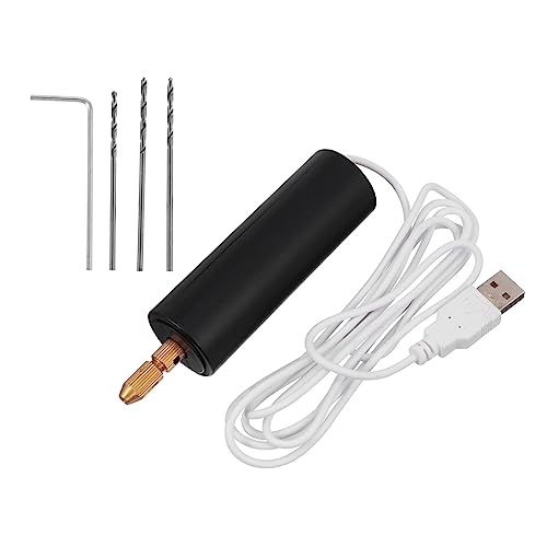 HOLIDYOYO 1Pc Electric Drill for Projects Rechargeable Handheld Rotary Tool for Jewelry Making and Crafts Portable and Durable Engineering Design Easy to Use and Carry