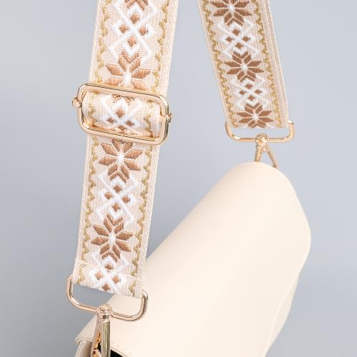 Image of chushui Metallic Thread Purse Strap for Women, Woven Replacement Bag Strap | Subtle Shine That Changes with the Light