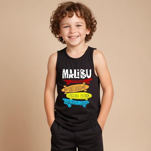 Image of minicult Printed Cotton Jersey Vest for Boys and Girls (Multicolor)