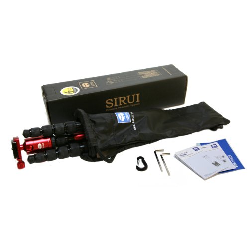 Sirui Small Aluminum Tripod T-005Rx C10X Red Heads Set #TOP5