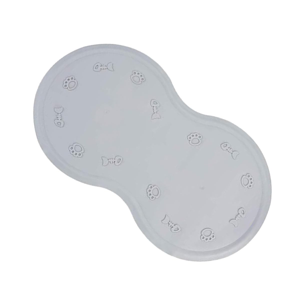 GRIRIW Cat Feeder Pad Pet Food Mat Silicone Pet Cushion Dog Feeder Bowl Mat Raised Cat Bowl