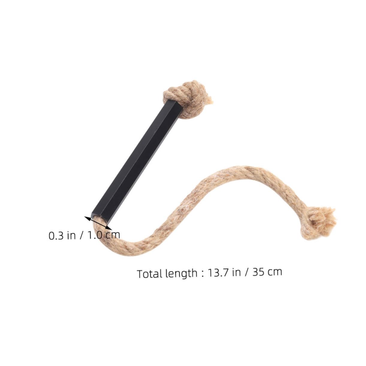 Abaodam 4pcs Outdoor Fire Rope Emergency Fire Starter for Camping Portable Essential Survival Gear Bbqs and Emergency Situations