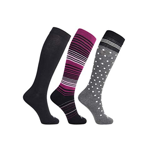 Image of ja vie Graduated Compression Socks (15-20mmHg) Cotton Sport Sock for Men & Women