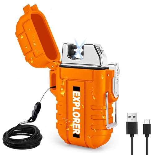 Encendedor Lmpermeable Prueba de Viento, Encendedor de...