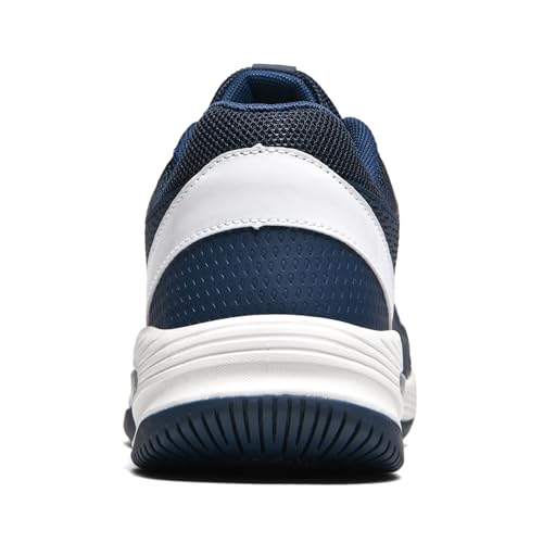 Image of HaloTeam Tennis Shoes Mens Fashion Non Slip Running Trainers Lightweight Breathable Fitness Sport Sneakers for Badminton Squash Volleyball,5803 Blue,11 US