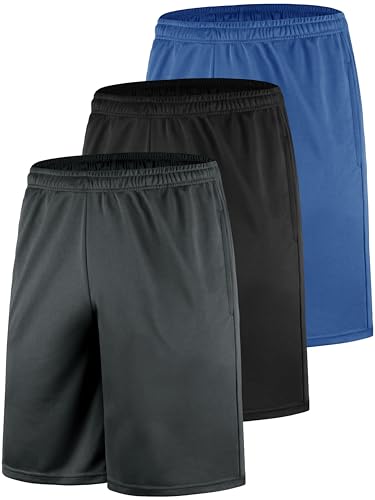 Teesmen Men's Quick Dry Shorts Breathable Sports Gym Running Work...