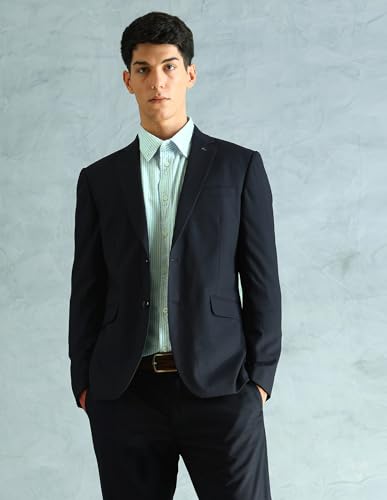 Image of Arrow Tailored Fit 2 piece Suit for Men - Single Breasted Blazer with Trouser, Coat Pant for Men