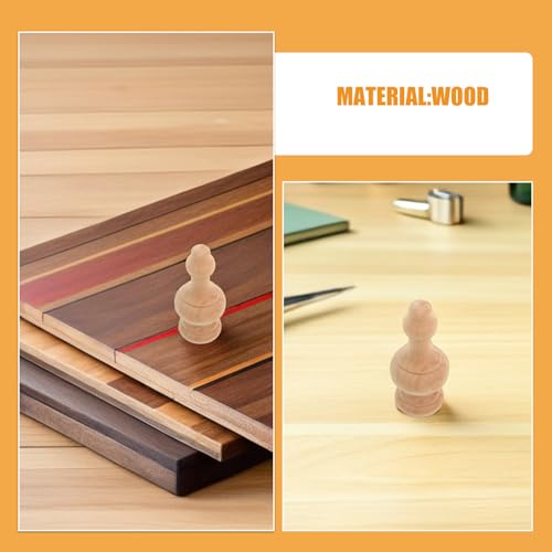 Remates de madera para escalera, decoración de postes romanos en proyectos de bricolaje del hogar 7