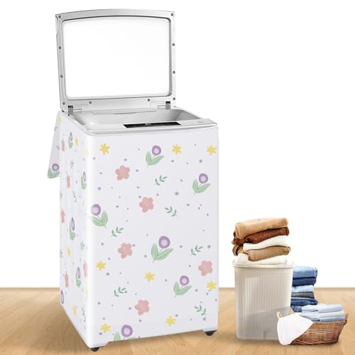 Allony Funda Lavadora Exterior Impermeable, Funda Lavadora Carga Frontal, Cubiertas Antipolvo para Lavadora Secadora de Exterior o Interior, Funda Secadora (M (63 x 62 x 85cm) (LX-EU0078)