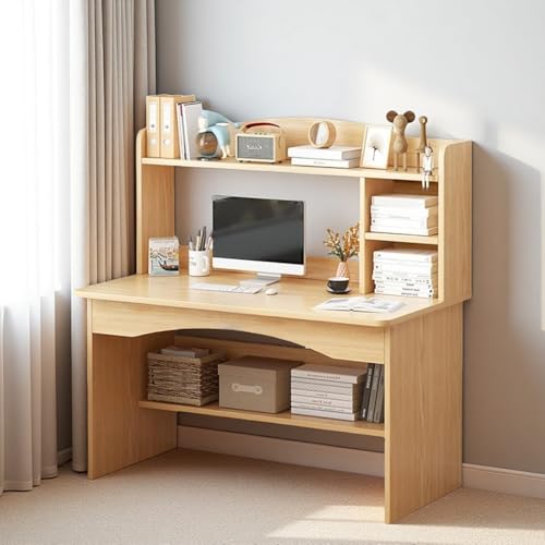 Lista de Escritorio para Tareas favoritos de las personas. 46 Owii Escritorio Minimalista con Repisa de 4 Estantes, Escritorio para Computadora, Mesa Moderna de Escritorio,Estilo Minimalista Moderno, Escritorios para Oficinas en el...