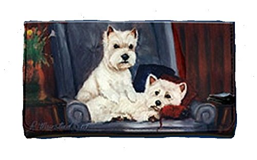 West Highland White Terrier Dog 4 1/4'' x 7 1/4'' wallet by Ruth Maystead