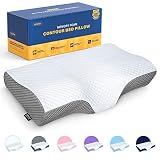 Octifie Adjustable Cervical Pillow for Neck and Shoulder Pain Relief, 5x Support Memory Foam Pillows