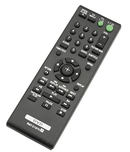 RMT-D197A Sub RMT-D197P VINABTY Replaced Remote Fit for Sony CD/DVD Player DVP-SR170 DVP-SR370 DVP-SR320 DVP-SR760HP DVP-SR120 - Image 2