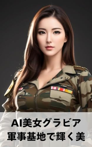 AI美女グラビア:軍事基地で輝く美